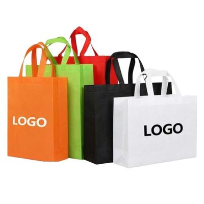 Prix en gros Recyclage imprimé personnalisé Recyclage réutilisable Holographique argent PP Laminé sac à main non tissé
