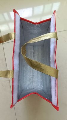 Sac en tissu non tissé recyclé pour le shopping, sac de shopping réutilisable écologique personnalisé, sacs fourre-tout d'épicerie imprimés personnalisés avec logo