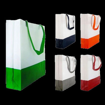 Sacs fourre-tout bon marché personnalisés Imprimés en tissu recyclable non tissé Sacs de courses avec logo Sacs de courses réutilisables personnalisés