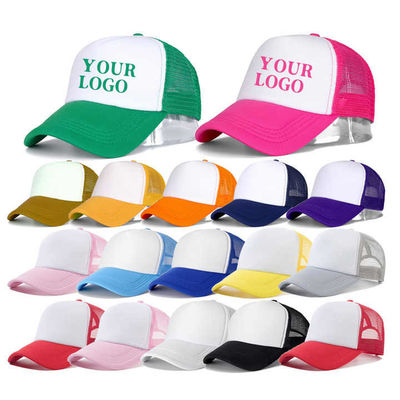 Casquette de sport en mousse OEM noire de haute qualité avec logo 3D personnalisé, chapeaux vierges promotionnels, casquette de golf de sport non structurée pour hommes, casquette de camionneur pour papa