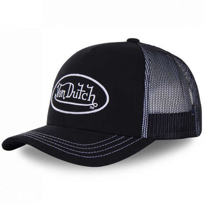 Casquette de sport en mousse OEM noire de haute qualité avec logo 3D personnalisé, chapeaux vierges promotionnels, casquette de golf de sport non structurée pour hommes, casquette de camionneur pour papa