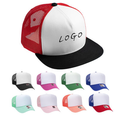 Logo personnalisé Chapeau de performance à 5 panneaux résistant à l'eau laser perforé Chapeau de golf de baseball Unisexe à bord incurvé Chapeau de camionneur