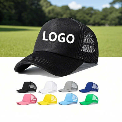 Logo personnalisé Chapeau de performance à 5 panneaux résistant à l'eau laser perforé Chapeau de golf de baseball Unisexe à bord incurvé Chapeau de camionneur