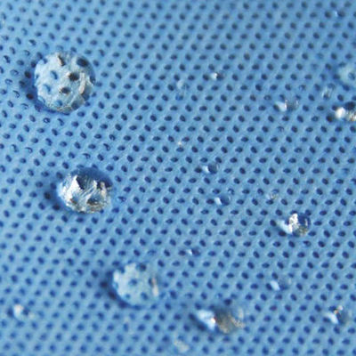 100% Pp d'usine directement BFE99 Filtre Spunbond SMS Tissu non tissé bleu Léger échantillon gratuit disponible 1 tonne 20-120gsm