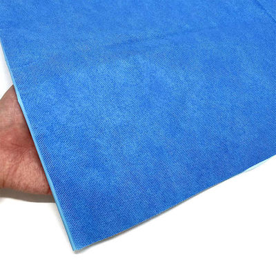 Sms Ssmms Ssmmms Tissu non tissé en polypropylène pour les robes chirurgicales de barrière Pp Tissu non tissé laminé à l'éponge