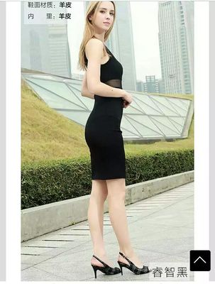 2025 OEM Vente directe de femmes à la mode de luxe authentique en cuir véritable noir Design de marque Talons hauts épais pliables
