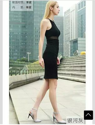 2025 OEM Vente directe de femmes à la mode de luxe authentique en cuir véritable noir Design de marque Talons hauts épais pliables
