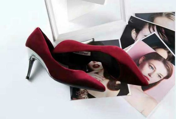 Femmes pliant haut talon blanc dentelle coupure fête de mariage sandales femme 6,5 cm haut talon mariée chaussures de dentelle quotidienne