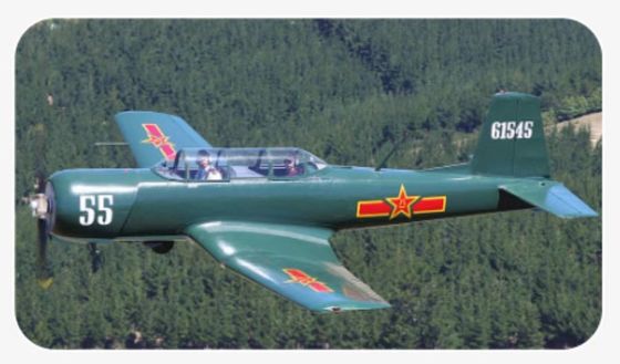 Fabriqué en Chine Compétitif Avion civil de loisirs CJ6 Modèle d'avion privé