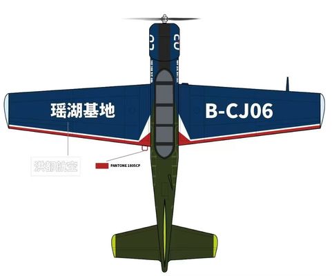 Modèle d'avion civil d'avion civil de grande altitude de grande charge civile CJ6