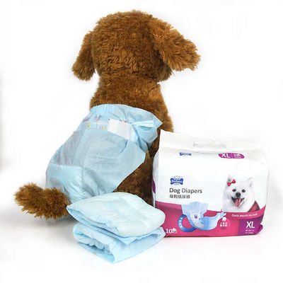 Couche jetable super absorbante saine, sèche rapide, étanche à la fuite, pour chiot, chien et animaux de compagnie