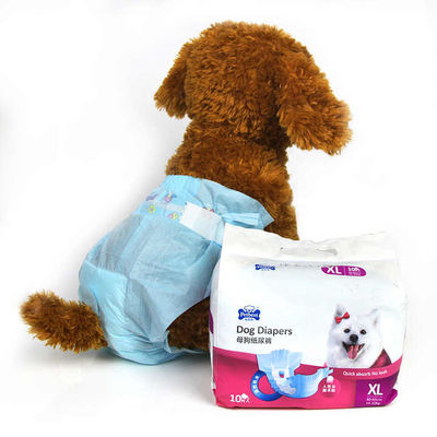 OEM coton hautement absorbant mâle et femelle couche jetable pour chien