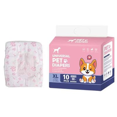 OEM coton hautement absorbant mâle et femelle couche jetable pour chien