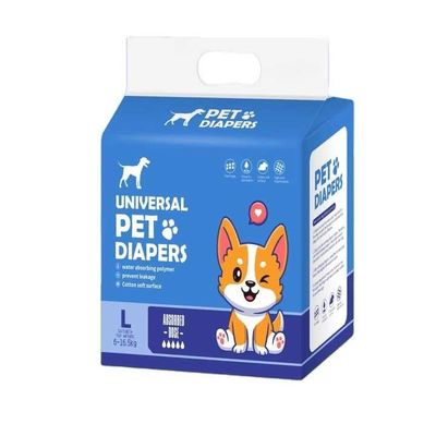 Nouveauté conçue à la vente en vente chaude à haute absorbance fourniture pour animaux de compagnie couche pour chiens couches pour animaux de compagnie couches écologiques