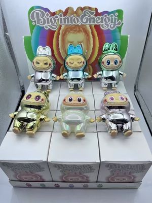 POP MART LABUBU Génération 1 Macarons passionnants, Génération 2 Boîte à face en vinyle, Génération 3 High Energy Ahead Action Figure