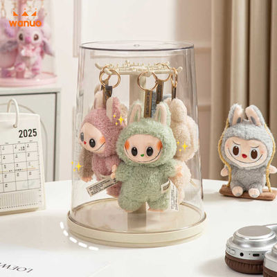 POP MART LABUBU V2 Ayez un ensemble de macarons en PVC série de visages en vinyle battement de cœur à la mode figure de jouet en peluche boîte à voile