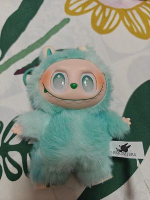 POP MART LABUBU V2 Ayez un ensemble de macarons en PVC série de visages en vinyle battement de cœur à la mode figure de jouet en peluche boîte à voile