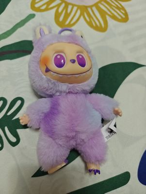 POP MART LABUBU V2 Ayez un ensemble de macarons en PVC série de visages en vinyle battement de cœur à la mode figure de jouet en peluche boîte à voile