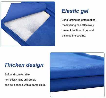 Tapis d'été de refroidissement de glace de soie de lavatrice pour animaux de compagnie tapis de refroidissement pliable pour chiens et chats