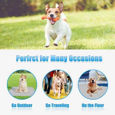 Mat de refroidissement pour chien lavable en gros Mat de refroidissement pour chiens en soie de glace Pet Self Dog Cooling Pad pour sièges d'auto intérieurs et extérieurs