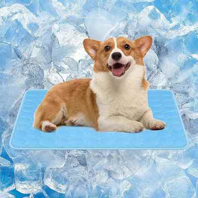 Mat de refroidissement pour chien lavable en gros Mat de refroidissement pour chiens en soie de glace Pet Self Dog Cooling Pad pour sièges d'auto intérieurs et extérieurs