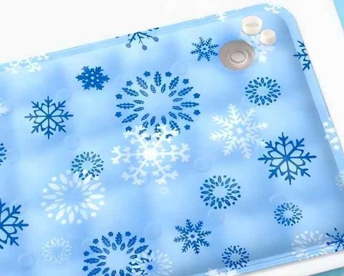 Tapis rafraîchissant moderne d'été pour animaux de compagnie - Tapis de glace en fibre respirante et lavable pour temps chaud - Idéal pour les voyages pour chats/chiens