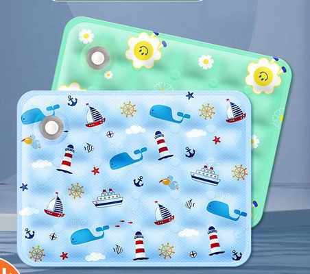 Mat de glace en soie lavable en gros Auto-refroidissement Mat de lit recyclable pour chiens
