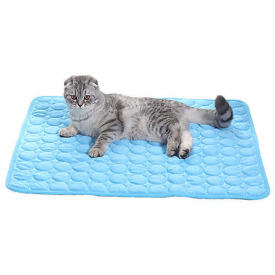 Réfrigération d'été Tapis pour animaux de compagnie en latex PVC et nylon Lit pour chat et chien avec glace Soie fraîche