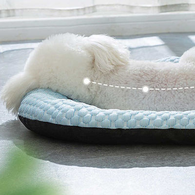 Réfrigération d'été Tapis pour animaux de compagnie en latex PVC et nylon Lit pour chat et chien avec glace Soie fraîche