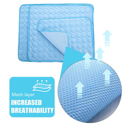 Réfrigération d'été Tapis pour animaux de compagnie en latex PVC et nylon Lit pour chat et chien avec glace Soie fraîche
