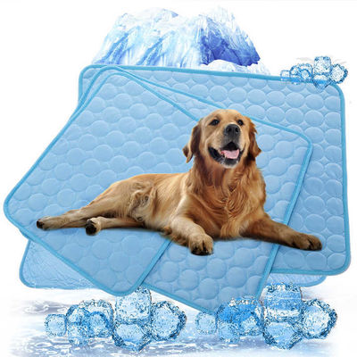 Réfrigération d'été Tapis pour animaux de compagnie en latex PVC et nylon Lit pour chat et chien avec glace Soie fraîche