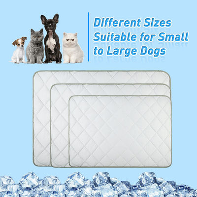 Réfrigération d'été Tapis pour animaux de compagnie en latex PVC et nylon Lit pour chat et chien avec glace Soie fraîche
